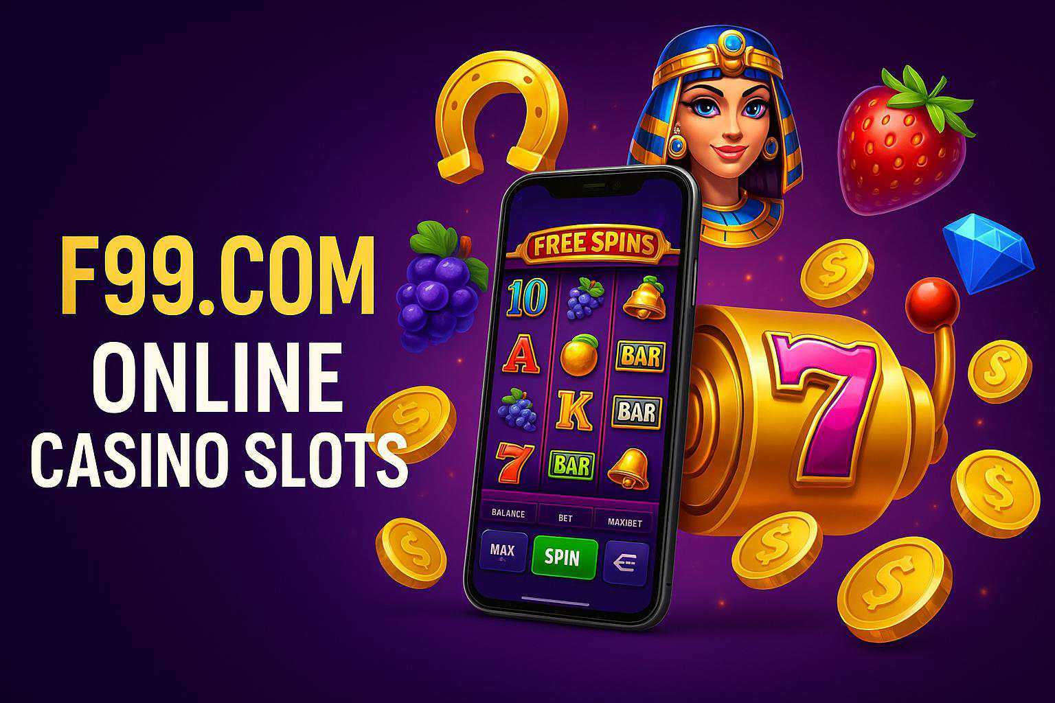 Explore o mundo das slot machines no F99.COM Casino